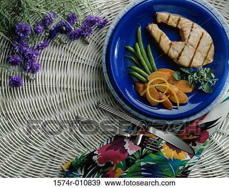 Stock Photo - Salmon Steak. Fotosearch