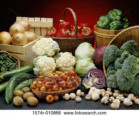 Assorted vegetables View Large Photo Image Stock Photograph - Assorted vegetables. Fotosearch