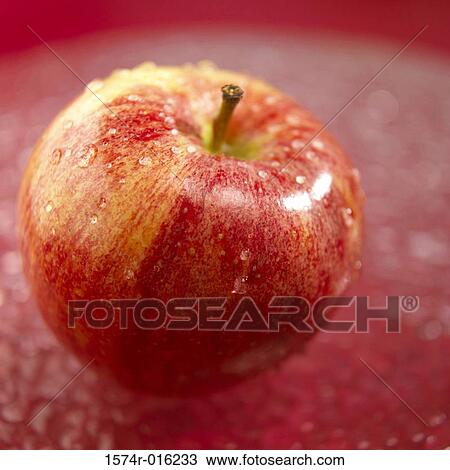 Stock Image - Close-up of an apple. Fotosearch