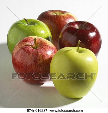 Close-up of apples View Large Photo Image Stock Photo - Close-up of apples. Fotosearch