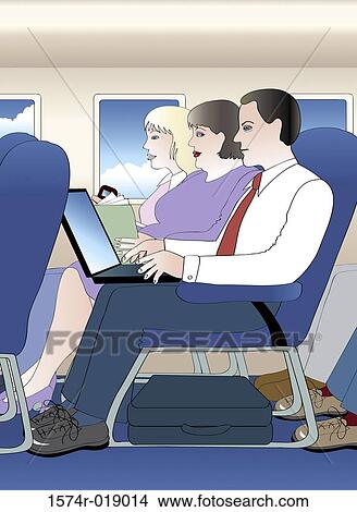 Business in the Air 3 2004 Linda Braucht (20th C. American) Computer graphics View Large Illustration Stock Illustration - Business in the Air 3 2004 Linda Braucht (20th C. American) Computer graphics. Fotosearch
