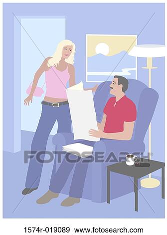 Daddy's Girl Linda Braucht (20th C. American) Computer Graphics View Large Illustration Stock Illustration - Daddy's Girl Linda Braucht (20th C. American) Computer Graphics. Fotosearch
