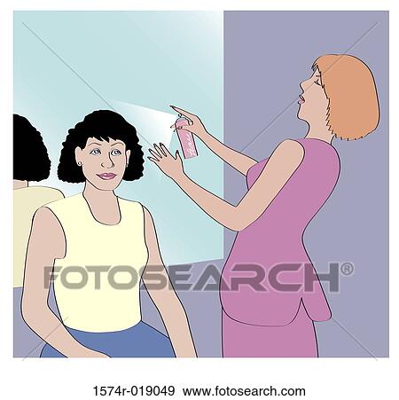 Hair Appointment Linda Braucht (20th C. American) Computer Graphics View Large Illustration Stock Illustration - Hair Appointment Linda Braucht (20th C. American) Computer Graphics. Fotosearch