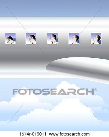 Clip Art - In the Air 2004 Linda Braucht (20th C. American) Computer graphics. Fotosearch
