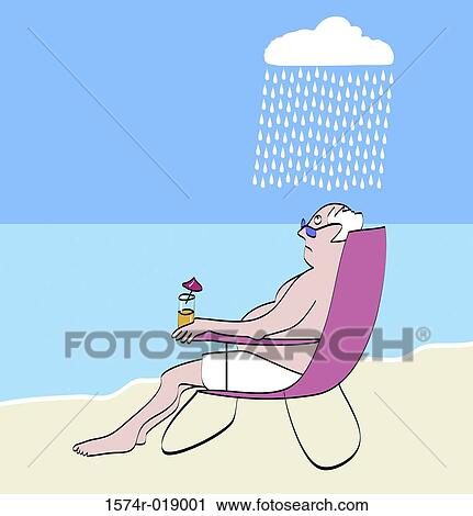 Clip Art - The Beach 1 2004 Linda Braucht (20th C. American) Computer graphics. Fotosearch