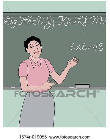 The Teacher 1 Linda Braucht (20th C. American) Computer Graphics View Large Illustration Stock Illustration - The Teacher 1 Linda Braucht (20th C. American) Computer Graphics. Fotosearch