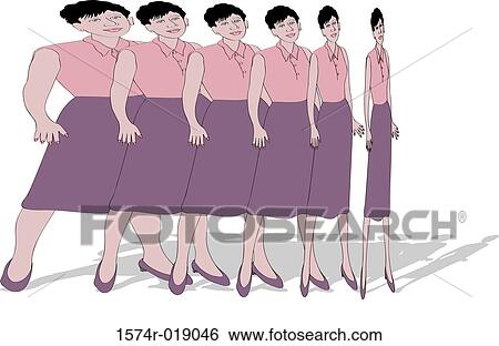 Stock Illustration - Thinner Linda Braucht (20th C. American) Computer Graphics. Fotosearch
