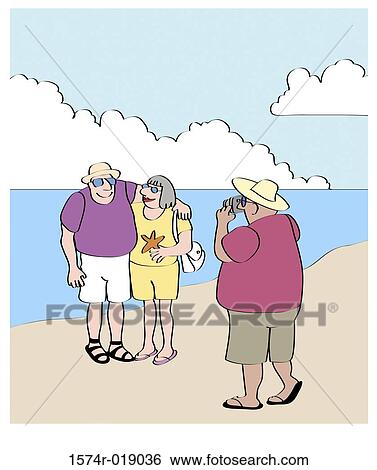Typical Tourist 3 Linda Braucht (20th C. American) Computer Graphics View Large Illustration Stock Illustration - Typical Tourist 3 Linda Braucht (20th C. American) Computer Graphics. Fotosearch