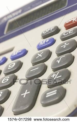 Close-up of a calculator View Large Photo Image Stock Photo - Close-up of a calculator. Fotosearch