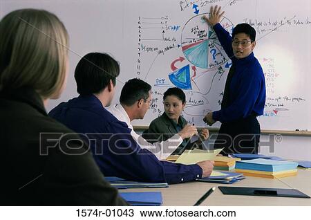 Business executives at a presentation in a conference room View Large Photo Image Stock Image - Business executives at a presentation in a conference room. Fotosearch
