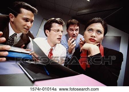 Business executives in a meeting View Large Photo Image Stock Image - Business executives in a meeting. Fotosearch