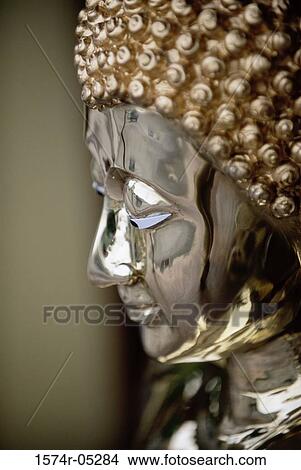 Close-up of a Buddha statue, Thailand View Large Photo Image Picture - Close-up of a Buddha statue, Thailand. Fotosearch
