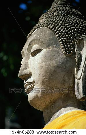 Close-up of a Buddha statue, Thailand View Large Photo Image Stock Photo - Close-up of a Buddha statue, Thailand. Fotosearch