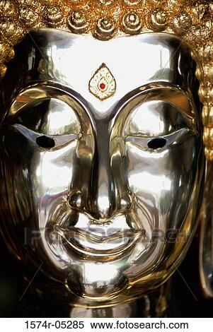 Close-up of a Buddha statue, Thailand View Large Photo Image Stock Photography - Close-up of a Buddha statue, Thailand. Fotosearch