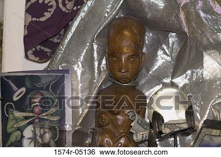 Close-up of a Voodoo statue View Large Photo Image Stock Photograph - Close-up of a Voodoo statue. Fotosearch