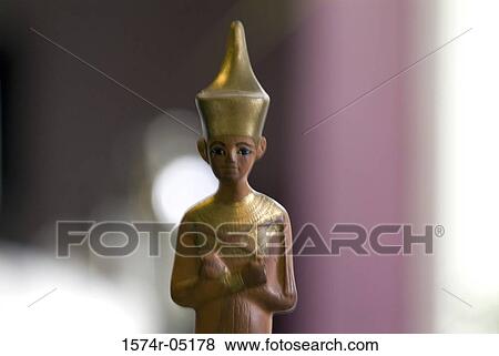 Close-up of an Egyptian statue View Large Photo Image Stock Photo - Close-up of an Egyptian statue. Fotosearch