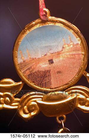 Stock Image - Close-up of an Islamic good luck charm. Fotosearch
