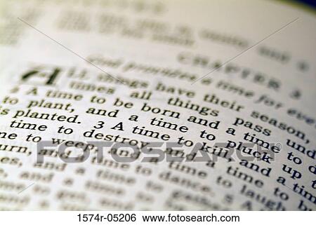 Close-up of text in the Bible View Large Photo Image Stock Photograph - Close-up of text in the Bible. Fotosearch