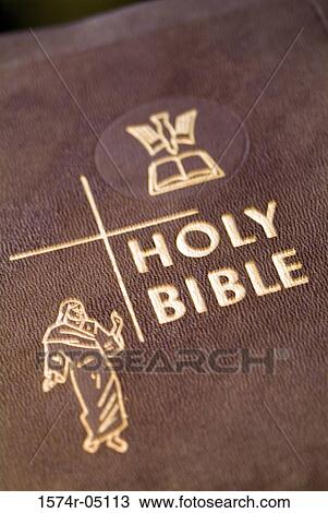 Close-up of the Holy Bible View Large Photo Image Stock Image - Close-up of the Holy Bible. Fotosearch