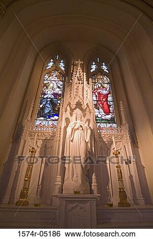 Low angle view of the interior of a church View Large Photo Image Stock Photograph - Low angle view of the interior of a church. Fotosearch