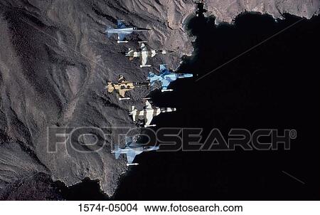 F-5E Tiger II Fighter planes flying in formation View Large Photo Image Picture - F-5E Tiger II Fighter planes flying in formation. Fotosearch