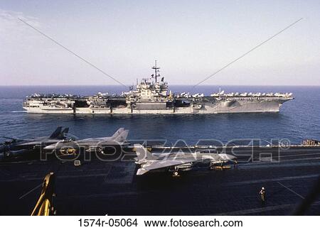 USS Saratoga and the USS John F. Kennedy sailing together View Large Photo Image Picture - USS Saratoga and the USS John F. Kennedy sailing together. Fotosearch