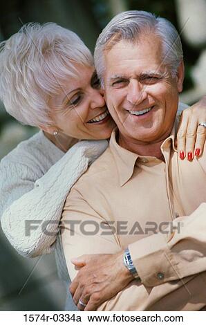 Senior couple smiling together View Large Photo Image Stock Image - Senior couple smiling together. Fotosearch