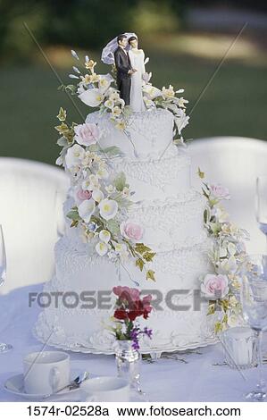 Close-up of a wedding cake View Large Photo Image Stock Image - Close-up of a wedding cake. Fotosearch