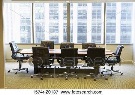 Stock Photo - Interior of a board room. Fotosearch