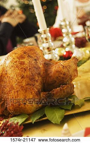 Close-up of a roasted turkey View Large Photo Image Stock Photo - Close-up of a roasted turkey. Fotosearch