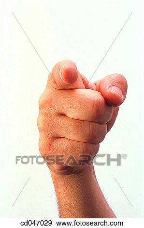 Stock Photo - accusing, Close-up, clipping path, accusation. Fotosearch