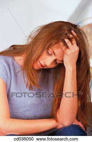 aching, brunette, ache View Large Photo Image Stock Image - aching, brunette, ache. Fotosearch