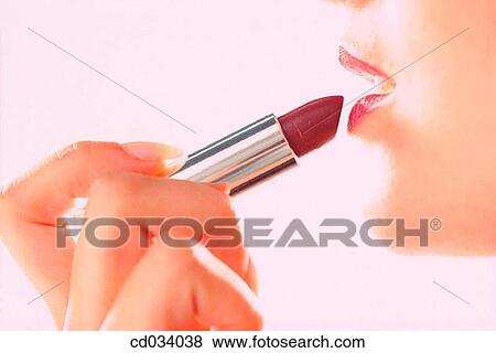 Stock Photo - activity, Beauty Care, beauty, apply, action. Fotosearch