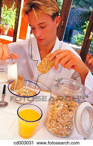 activity, breakfast, blond, at-home, action View Large Photo Image Stock Image - activity, breakfast, blond, at-home, action. Fotosearch