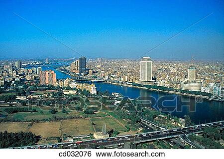 Aerial view of Cairo, Egypt View Large Photo Image Stock Photograph - Aerial view of Cairo, Egypt. Fotosearch