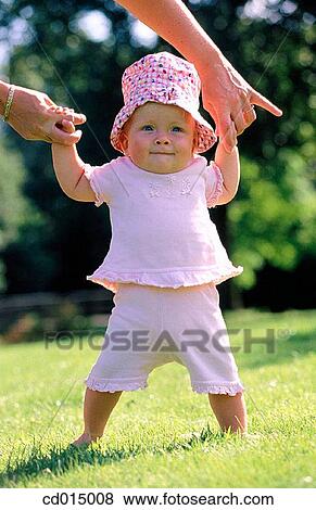 Stock Photo - aid, beginning, balance, baby, ability. Fotosearch