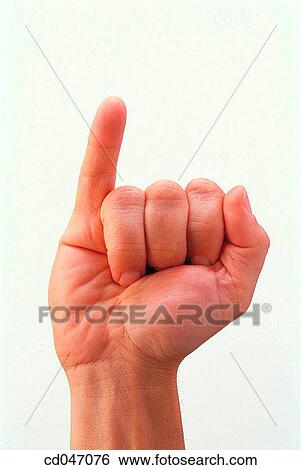 American Sign Language. Letter I View Large Photo Image Stock Photograph - American Sign Language. Letter I. Fotosearch