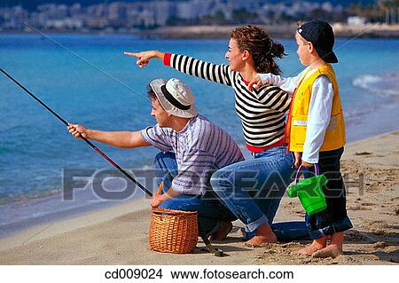 angler, boy, beach, angling, angle View Large Photo Image Picture - angler, boy, beach, angling, angle. Fotosearch