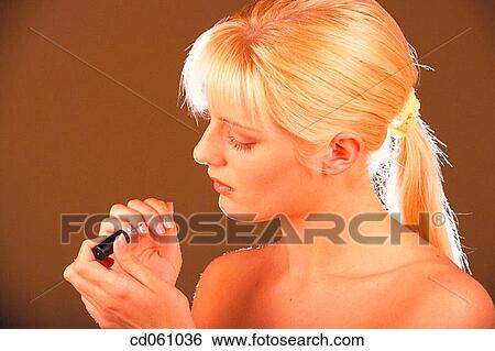 apply, blond, Beauty Care, beauty, activity View Large Photo Image Stock Photograph - apply, blond, Beauty Care, beauty, activity. Fotosearch