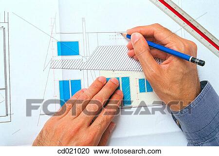 architect, blueprint, blue, architecture, ability View Large Photo Image Stock Image - architect, blueprint, blue, architecture, ability. Fotosearch