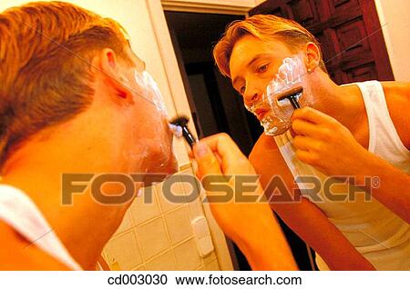 at-home, careful, blond, bathroom, activity View Large Photo Image Stock Image - at-home, careful, blond, bathroom, activity. Fotosearch