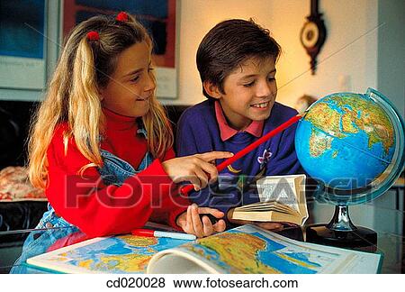 at-home, child, boy, atlas, activity View Large Photo Image Stock Photo - at-home, child, boy, atlas, activity. Fotosearch