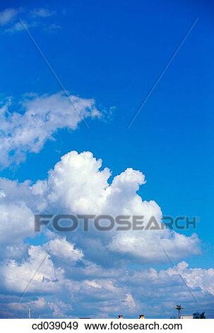 atmosphere, cloud, blue, background, air View Large Photo Image Stock Photo - atmosphere, cloud, blue, background, air. Fotosearch