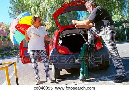 Stock Photography - automobile, car, boot, activity. Fotosearch