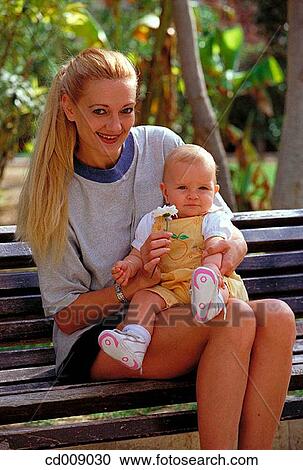 baby, bench, blond, child View Large Photo Image Stock Image - baby, bench, blond, child. Fotosearch
