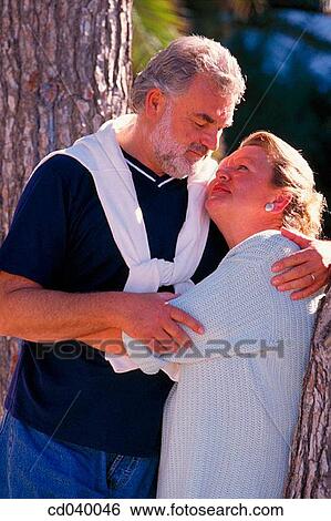 Stock Photograph - baby boomer, beard, affection. Fotosearch