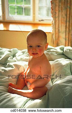 baby, child, bedroom, bed, at-home View Large Photo Image Stock Photo - baby, child, bedroom, bed, at-home. Fotosearch