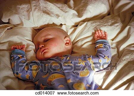 baby, child, calm, bed, at-home View Large Photo Image Stock Photo - baby, child, calm, bed, at-home. Fotosearch