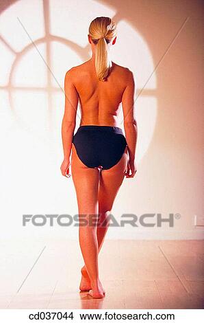 Picture - back view, beauty, Beauty Care, blond, body. Fotosearch
