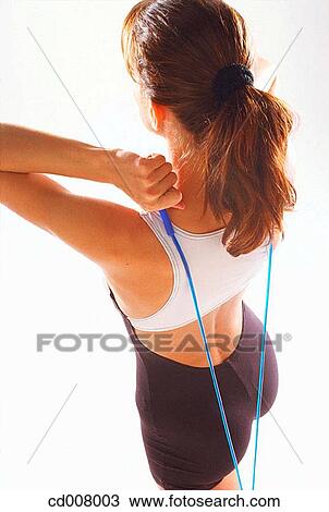 back view, calisthenics, brunette, activity View Large Photo Image Stock Image - back view, calisthenics, brunette, activity. Fotosearch